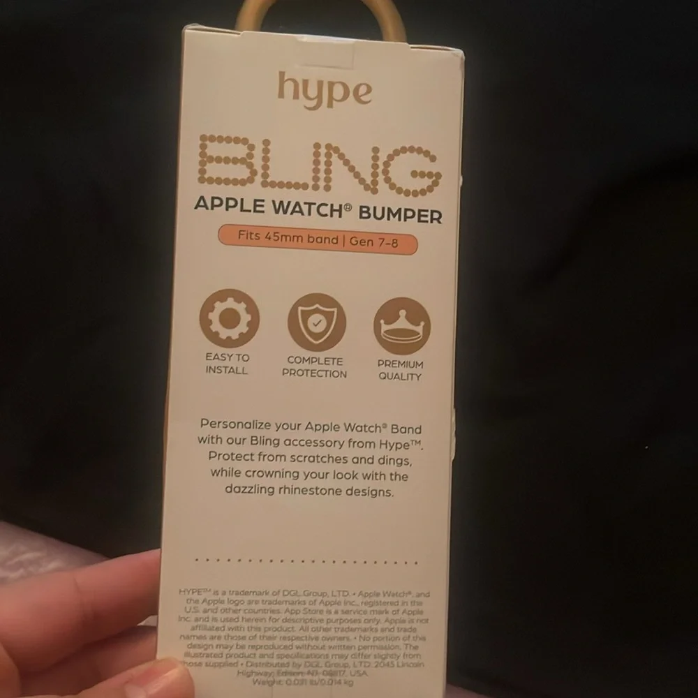 Hype Gold Bling Apple Watch Bumper